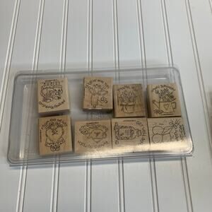Stampin' Up Nice & Easy Notes Set 8 stamps